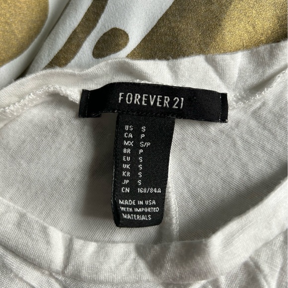 Long White F21 Flowy Tank Top - Picture 2 of 9